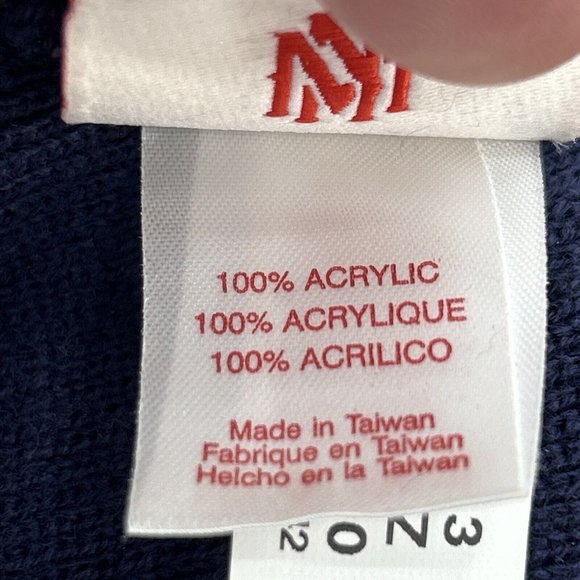 Mitchell & Ness Oklahoma City Thunder NBA Knit Beanie‎ Cuffed Pom Stocking Cap - Picture 7 of 7